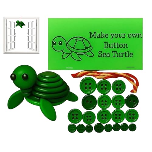 Fenayuu Hochlandrind DIYs Knopfe Weihnachtsschmuck Sets, Sets Lustig Hängenden Highlands Cows Knöpfens Weihnachtsbaum Für Fenster Tür Büro Kränze Deko von Fenayuu