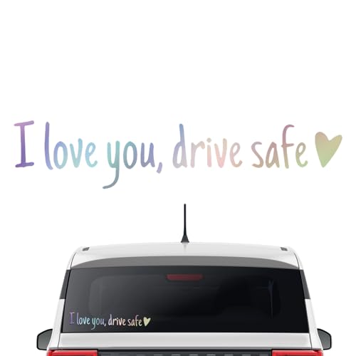 Fenayuu I Love You Drive Safe, Auto Aufkleber Spiegel Außen Ich Liebe Dich, Autoaufkleber Und Abziehbilder Für Frauen, Ich Liebe Dich, Du Fahre Safe Letters von Fenayuu