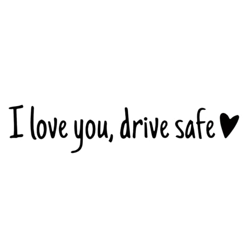 Fenayuu I Love You Drive Safe, Auto Aufkleber Spiegel Außen Ich Liebe Dich, Autoaufkleber Und Abziehbilder Für Frauen, Ich Liebe Dich, Du Fahre Safe Letters von Fenayuu