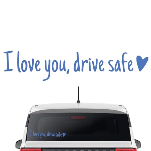 Fenayuu I Love You Drive Safe, Auto Aufkleber Spiegel Außen Ich Liebe Dich, Autoaufkleber Und Abziehbilder Für Frauen, Ich Liebe Dich, Du Fahre Safe Letters von Fenayuu