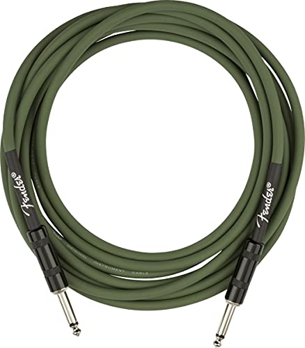 Fender® »STRUMMER PRO CABLE - GRAB GREEN« Joe Strummer Signature Instrumentenkabel - 4 Meter von Fender
