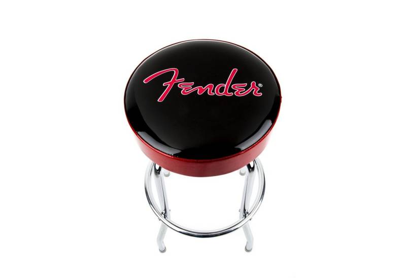 Fender Barhocker (Haushalt & Wohnen, Hocker), Barhocker 30" Red Sparkle Logo von Fender