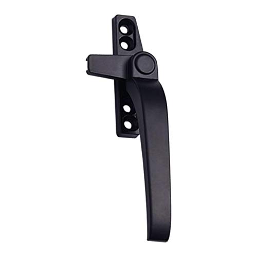 Universal-Fenstergriffe, Rechts-/Linkshänder, mit Sicherheitsschlössern, für Fenster und Schiebetüren, Hardware (Schwarz rechts) von FengQingHuaGG