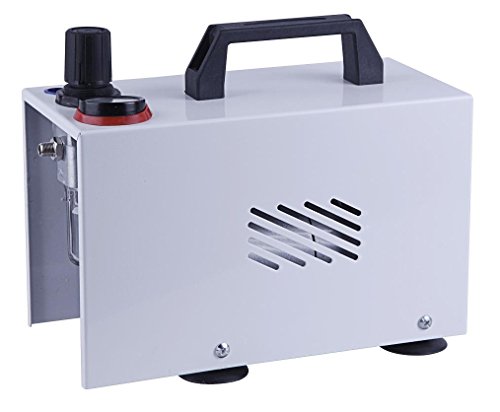 Fengda Airbrush Kompressor AS18B kompakt mit Manometer Druckminderer Abschaltautomatik von Fengda