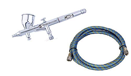 Airbrush Fengda FE-180 0,2 mm mit Gewebe-Luftschlauch Fengda 1,80 m Anschluss 1/8-1/8 von Fengda