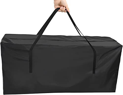 Fenghome Aufbewahrungstasche für Gartenkissen, staubdichte Aufbewahrungstasche aus Oxford-Gewebe, für Gartenmöbel, Kissen, 173x76x51 cm, Schwarz Fenghome Aufbewahrungstasche für Gartenkissen, staubdichte Aufbewahrungstasche aus Oxford-Gewebe, für Gartenmöbel, Kissen, 173x76x51 cm, Schwarz von Fenghome