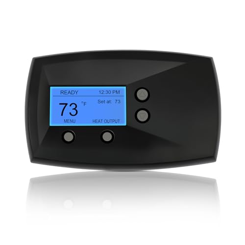 Wandsteuerungsthermostat Ersatz für Quadrafire Mt Vernon Ae, Mt Vernon Ae Einsatz, Edge 60 und Heizkörper Pt60 Pointe Ersatz Srv7000-549 Schwarz von Fenglesha