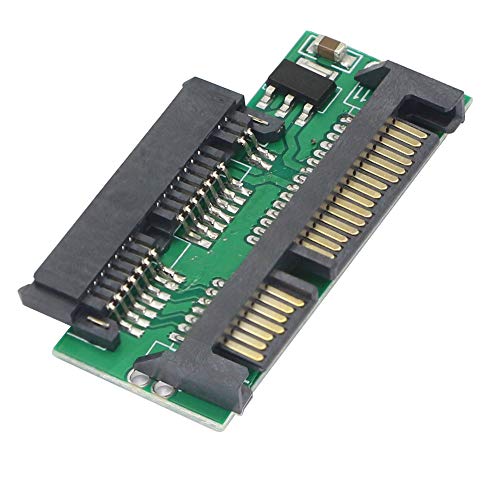 1,8 "3,3 V Micro SATA 16 (7 + 7 + 2) PIN-Buchse auf 2,5" 5 V 22 (7 + 15) PIN-Stecker SSD-Adapter-Konverterkarte von GINTOOYUN