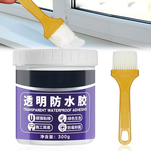Fengyang® Dichtmasse Wasserdicht, Transparenter Wasserdichter Beschichtungsmittel, Anti-Leckage Beschichtungsmittel mit 1 Bürste, Flüssigkunststoff Transparent, Waterproof Coating Fengyang® Dichtmasse Wasserdicht, Transparenter Wasserdichter Beschichtungsmittel, Anti-Leckage Beschichtungsmittel mit 1 Bürste, Flüssigkunststoff Transparent, Waterproof Coating von Fengyang