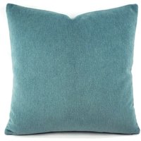 Place Textiles La Scala in Dark Aegean Kissenbezug - 50 X cm Massiv Dunkel Aqua Blau Alpaka Wolle Akzent von FeniasHomeDecor