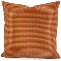 Rot Und Gold Braun Hahnentritt Outdoor Kissenbezug - 50 X cm Vinyl von FeniasHomeDecor