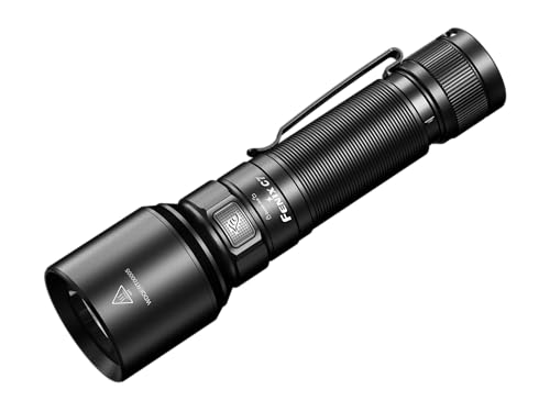Fenix C7 LED Taschenlampe, 3000 Lumen USB-C Wiederaufladbare Taschenlampe, Hohe Helligkeit mit 5000 mAh Akku, IP68 Wasserdicht Taschenlampe für Camping Angeln tägliche, Schwarz Fenix C7 LED Taschenlampe, 3000 Lumen USB-C Wiederaufladbare Taschenlampe, Hohe Helligkeit mit 5000 mAh Akku, IP68 Wasserdicht Taschenlampe für Camping Angeln tägliche, Schwarz von Fenix