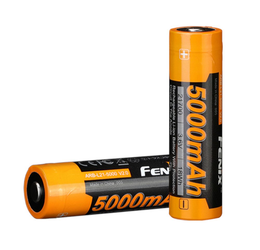 Fenix LED Taschenlampe Fenix ARB-L21 21700 Li-Ion Akku 5000 mAh V2.0 Fenix LED Taschenlampe Fenix ARB-L21 21700 Li-Ion Akku 5000 mAh V2.0 von Fenix