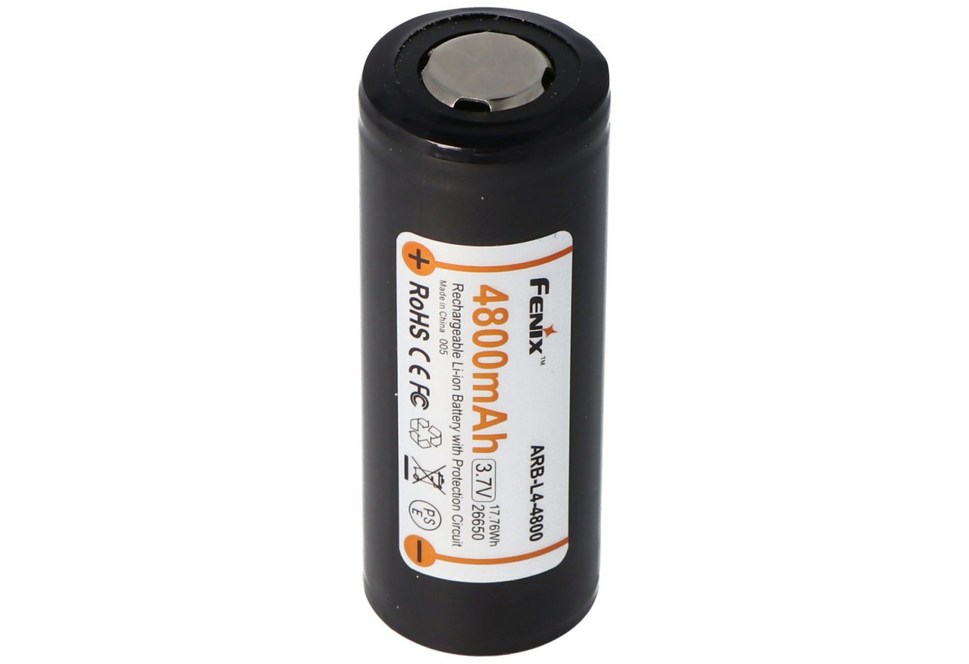 Fenix LED Taschenlampe Fenix ARB-L4-4800 26650 Li-Ion Akku geschützt 3,7 Volt mit 4800mAh Fenix LED Taschenlampe Fenix ARB-L4-4800 26650 Li-Ion Akku geschützt 3,7 Volt mit 4800mAh von Fenix