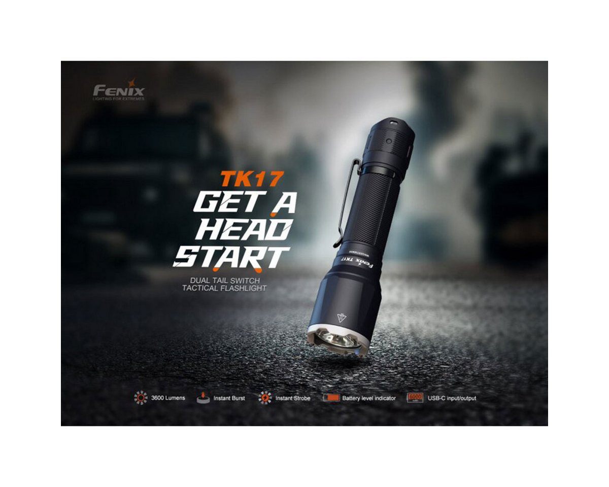 Fenix LED Taschenlampe TK17 3600 Lumen - taktische LED Taschenlampe Fenix LED Taschenlampe TK17 3600 Lumen - taktische LED Taschenlampe von Fenix