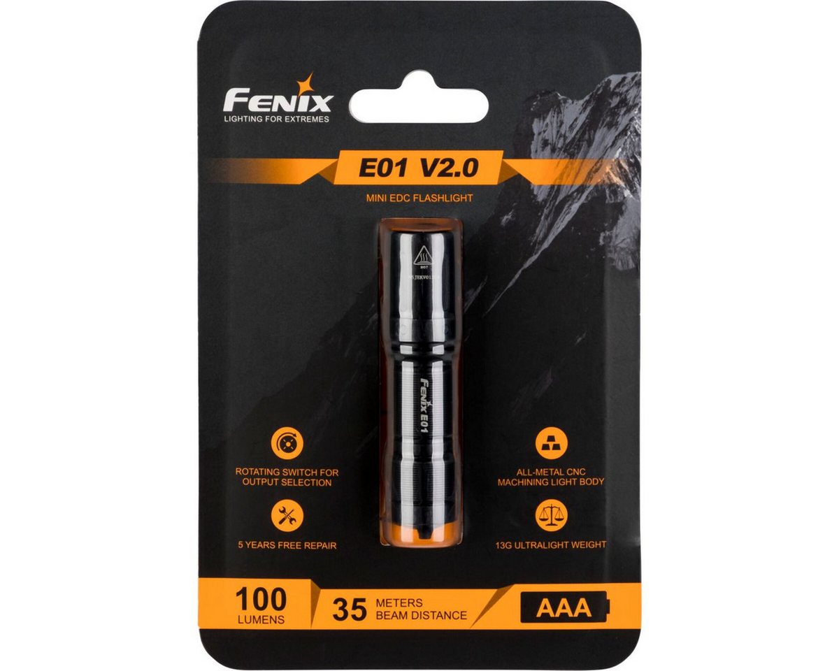 Fenix Taschenlampe E01 V2.0 100 lm Taschenlampe Fenix Taschenlampe E01 V2.0 100 lm Taschenlampe von Fenix