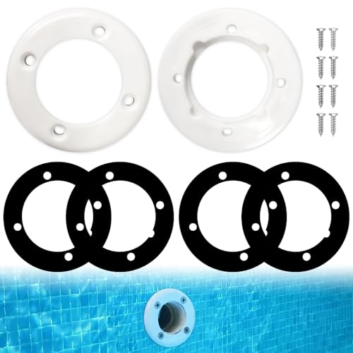 Fennoral 2 x SPX1408B Vinyl-Schwimmbad-Rücklaufblenden und 4 x SPX1408C-Dichtung für Hay-Ward SP1411, SP14071, SP1408 Modelle, inklusive Schrauben von Fennoral