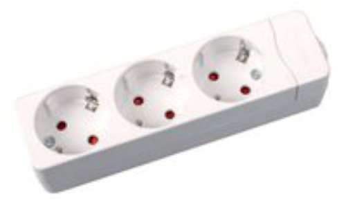 fenoplastica prolongadores/Grundlagen – Base Multiple 3 Ausgänge ohne Kabel weiß von Fenoplastica