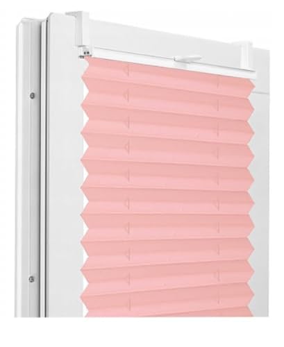Fenster DEKOR - Plissee Klemmfix ohne Bohren Breite 120 cm x Höhe 130 cm - Fenster Plissees innen Pflaume - Faltrollo blickdicht - Faltrollos einfach zu montieren - Blissett Rollo Fenster DEKOR - Plissee Klemmfix ohne Bohren Breite 120 cm x Höhe 130 cm - Fenster Plissees innen Pflaume - Faltrollo blickdicht - Faltrollos einfach zu montieren - Blissett Rollo von Fenster DEKOR