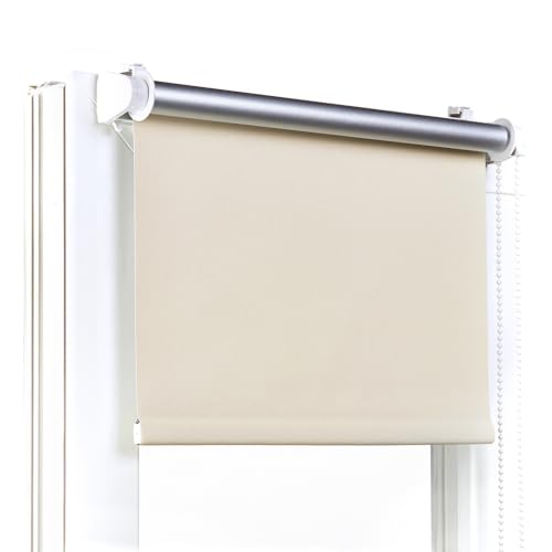 Fenster DEKOR - Rollos Für Fenster Ohne Bohren Ecru - Verdunkelungsrollo B45 x H150 cm - Klemmrollo Verdunkelung - Fensterrollo Für Balkontüren - Verdunklungsrollo Leicht Zu Installieren - Klemmfix Fenster DEKOR - Rollos Für Fenster Ohne Bohren Ecru - Verdunkelungsrollo B45 x H150 cm - Klemmrollo Verdunkelung - Fensterrollo Für Balkontüren - Verdunklungsrollo Leicht Zu Installieren - Klemmfix von Fenster DEKOR