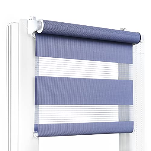 Fenster DEKOR - Rollos für Fenster Violett - Klemmfix Rollo ohne Bohren 150 x 30 cm - Doppelrollo mit einer breiten Auswahl an Größen und Farben - Blickdichte Rollos, einfach zu montieren Fenster DEKOR - Rollos für Fenster Violett - Klemmfix Rollo ohne Bohren 150 x 30 cm - Doppelrollo mit einer breiten Auswahl an Größen und Farben - Blickdichte Rollos, einfach zu montieren von Fenster DEKOR