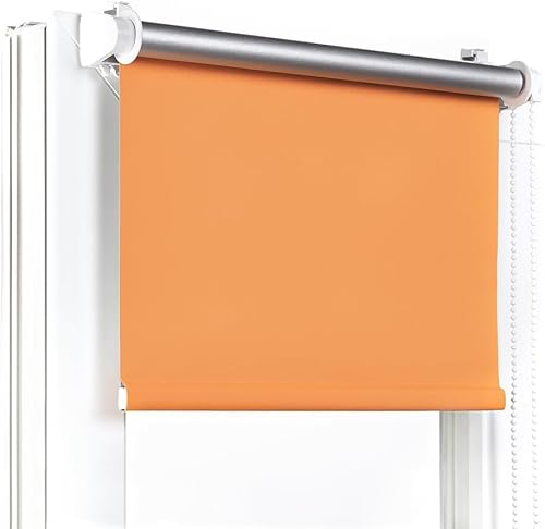 Fenster DEKOR - Rollos Für Fenster Ohne Bohren Orange - Verdunkelungsrollo B120 x H120 cm - Klemmrollo Verdunkelung - Fensterrollo Für Balkontüren - Verdunklungsrollo Leicht Zu Installieren Fenster DEKOR - Rollos Für Fenster Ohne Bohren Orange - Verdunkelungsrollo B120 x H120 cm - Klemmrollo Verdunkelung - Fensterrollo Für Balkontüren - Verdunklungsrollo Leicht Zu Installieren von Fenster DEKOR