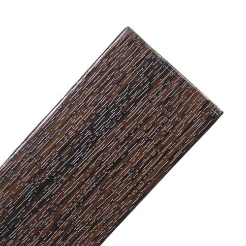 Fensterleiste Eiche Dunkel 40 mm breit 6m lang Flachleiste Abdeckleiste Dekor Leiste farbig von Fenster-hammer