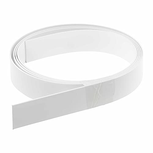 Flachleiste Abdeckleiste Fensterleiste 40mm breit 6m lang Kunststoff Flachprofil von Fenster-hammer