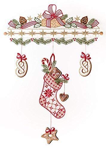 Fensterbild Windspiel Nikolausstiefel farbig 28 x 40 cm aus Plauener Spitze Fensterdeko Fensterschmuck Bilder Handarbeit Deko Fenster Fensterbild Windspiel Nikolausstiefel farbig 28 x 40 cm aus Plauener Spitze Fensterdeko Fensterschmuck Bilder Handarbeit Deko Fenster von Fensterdekoration