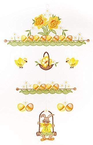 Fensterbild Windspiel Ostern farbig 28 x 44 cm aus Plauener Spitze Fensterdeko Fensterschmuck Bilder Handarbeit Deko Fenster Fensterbild Windspiel Ostern farbig 28 x 44 cm aus Plauener Spitze Fensterdeko Fensterschmuck Bilder Handarbeit Deko Fenster von Fensterdekoration