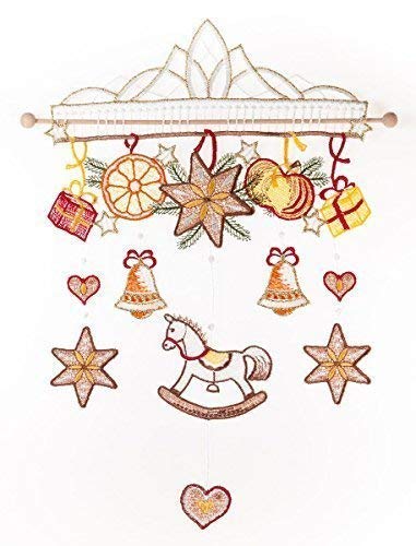 Fensterbild Windspiel Schaukelpferd farbig 25 x 33 cm aus Plauener Spitze Fensterdeko Fensterschmuck Bilder Handarbeit Deko Fenster Fensterbild Windspiel Schaukelpferd farbig 25 x 33 cm aus Plauener Spitze Fensterdeko Fensterschmuck Bilder Handarbeit Deko Fenster von Fensterdekoration