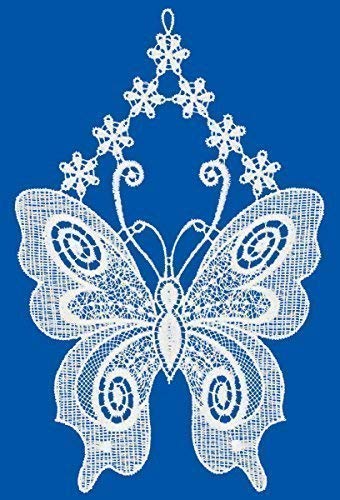 Plauener Spitze Fensterbild "Schmetterling 2" Fensterschmuck Fensterdeko Bilder Deko … Plauener Spitze Fensterbild "Schmetterling 2" Fensterschmuck Fensterdeko Bilder Deko … von Fensterdekoration