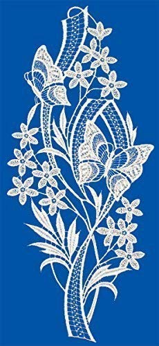 Plauener Spitze Fensterbild"Sommertraum" Fensterschmuck Fensterdeko Bilder Deko … … von Fensterdekoration