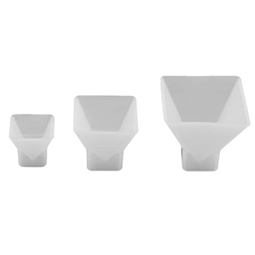 3 Größen Pyramide Silikonform Backform Kuchenform Zucker Fond 3 Größen Pyramide Silikonform Backform Kuchenform Zucker Fond von Fenteer