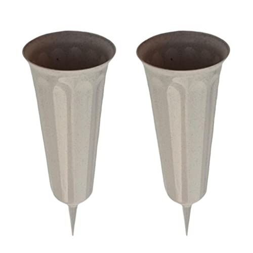 Fenteer 1 Paar Grabvase Blumenvasen Standvase Steckvase Set von Fenteer