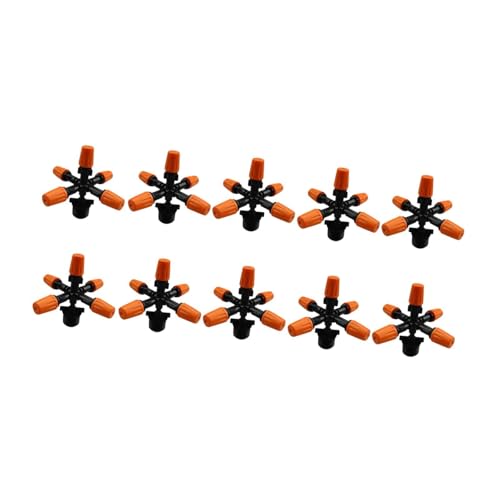 Fenteer 10x Gartenwasserschlauchsprinkler fünf Kopfsprühgartenfaden 360 ° rotierendes Bewässerungssystem für Rasenflächen -Grasfeld Fenteer 10x Gartenwasserschlauchsprinkler fünf Kopfsprühgartenfaden 360 ° rotierendes Bewässerungssystem für Rasenflächen -Grasfeld von Fenteer