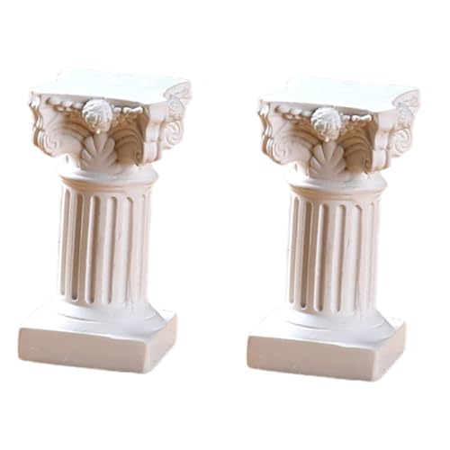 Fenteer 2 x römische Säule, griechische Säulen, Kerzenhalter, künstlerisches Ornament, Foto-Requisite, römische Säulen für Event-Displays, Dekoration, Style B Fenteer 2 x römische Säule, griechische Säulen, Kerzenhalter, künstlerisches Ornament, Foto-Requisite, römische Säulen für Event-Displays, Dekoration, Style B von Fenteer