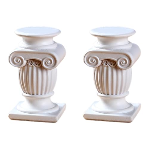 Fenteer 2 x römische Säule, griechische Säulen, Kerzenhalter, künstlerisches Ornament, Foto-Requisite, römische Säulen für Event-Displays, Dekoration, Style D Fenteer 2 x römische Säule, griechische Säulen, Kerzenhalter, künstlerisches Ornament, Foto-Requisite, römische Säulen für Event-Displays, Dekoration, Style D von Fenteer