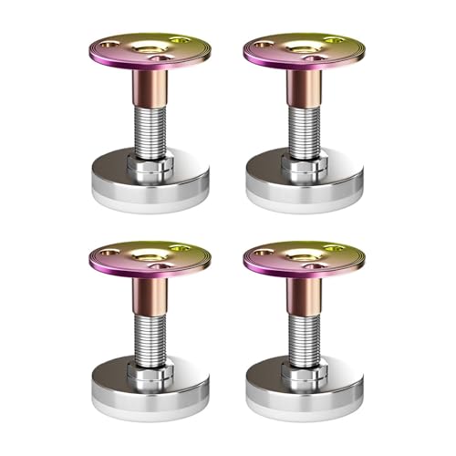 Fenteer 4X Gewinde Bett Rahmen Kopfteil Stopper Schränke Einfache Installation Zubehör Stopper Fixer Silber Nacht Anti SCHÜTTELN Werkzeug, 46 Mm bis 56 Mm von Fenteer