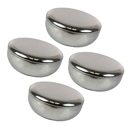 Fenteer ​4x Koreanisch Edelstahl-Reisschalen mit Deckel – Lebensmittelecht & Camping-tauglich – Ideal für Reis, Milch, Obst & Salat – Unzerbrechliche Küchenschüssel​ von Fenteer