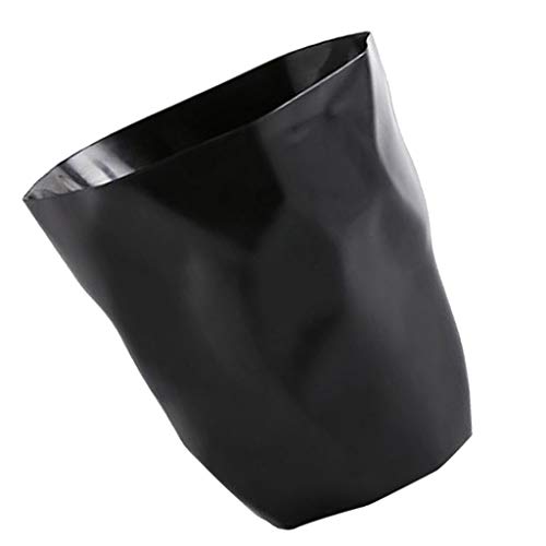 Fenteer Abfalleimer – Papierkorb für, Badezimmer, Aufenthaltsraum, Schwarz groß, 26.5cm von Fenteer