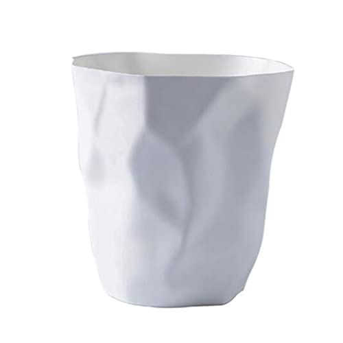 Fenteer Abfalleimer – Papierkorb für, Badezimmer, Aufenthaltsraum, Weiß groß, 26.5cm von Fenteer
