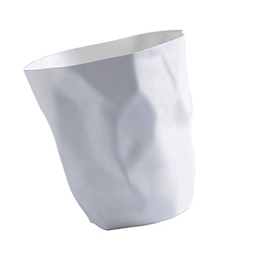 Fenteer Abfalleimer – Papierkorb für, Badezimmer, Aufenthaltsraum, Weiß groß, 26.5cm von Fenteer