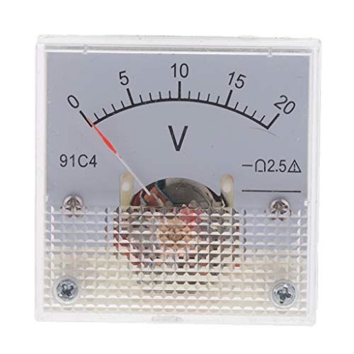 Fenteer Analoge Gleichstrom Voltmeter Voltmeter Anzeige - 0-20V Fenteer Analoge Gleichstrom Voltmeter Voltmeter Anzeige - 0-20V von Fenteer