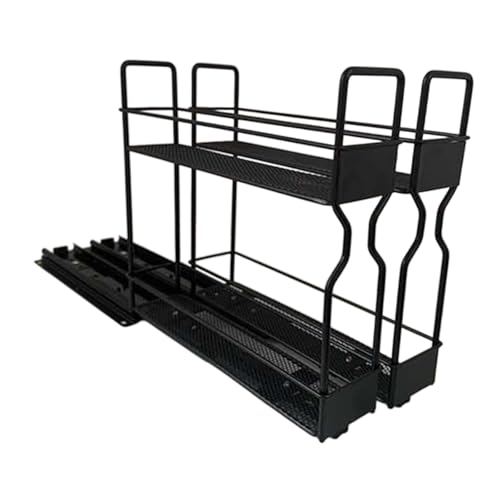 Fenteer Arbeitsplatte Spice Rack Küchentheke Regal Mehrzweckküchen Organizer Gewürzgläser Ausstellungsständer für Haushaltsraum von Fenteer