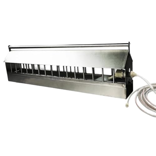 Fenteer Automatischer Geflügeltränke, automatischer Wasserspender mit 2 m Schlauch, Geflügelbrunnen für Enten, Wachteln, Frühling, Hühnerfarmzubehör, 80cm von Fenteer