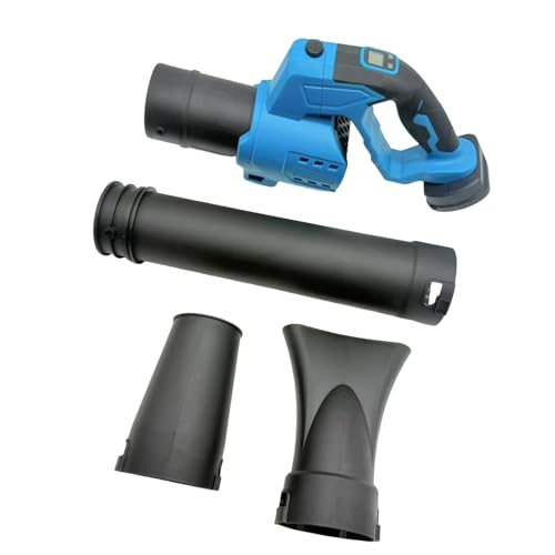 Fenteer Elektrischer Akku-Laubbläser, Laubreiniger, 6-Gang-Schneefräse, multifunktional zum Wegblasen von Laub, Haus, Depot, Hof von Fenteer