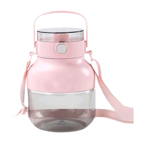 Fenteer Elektrischer Entsafter, Fruchtsaftmixer, 1000 ml, wiederaufladbar, Kleiner Saftbereiter, Orangen-Zitronen-Mixer für unterwegs, Shakes, Smoothies, Rosa von Fenteer