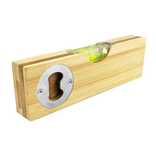Fenteer Flaschenöffner-Wasserwaage, 2 in 1, Flaschenöffner-Wasserwaage mit Öffnerfunktion für Restaurant, Messung von Fliesenlegern und Ingenieuren von Fenteer