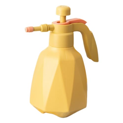 Fenteer Garten-Pumpsprüher, Blumengießkanne, tragbar, ergonomischer Griff, Hand-Pflanzensprüher, Gießkanne für Rasen und Gemüsebeet, Gelb von Fenteer